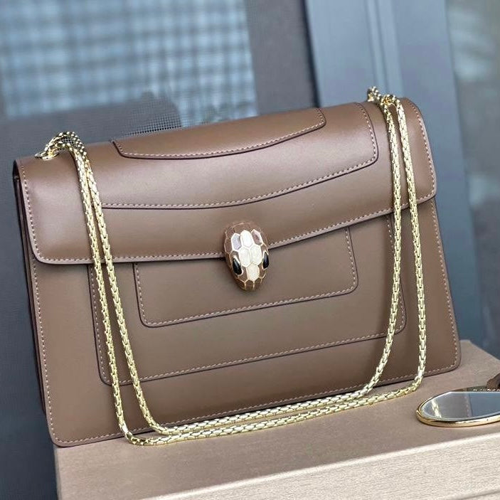 Serpenti Forever East-West Shoulder Soft Bag