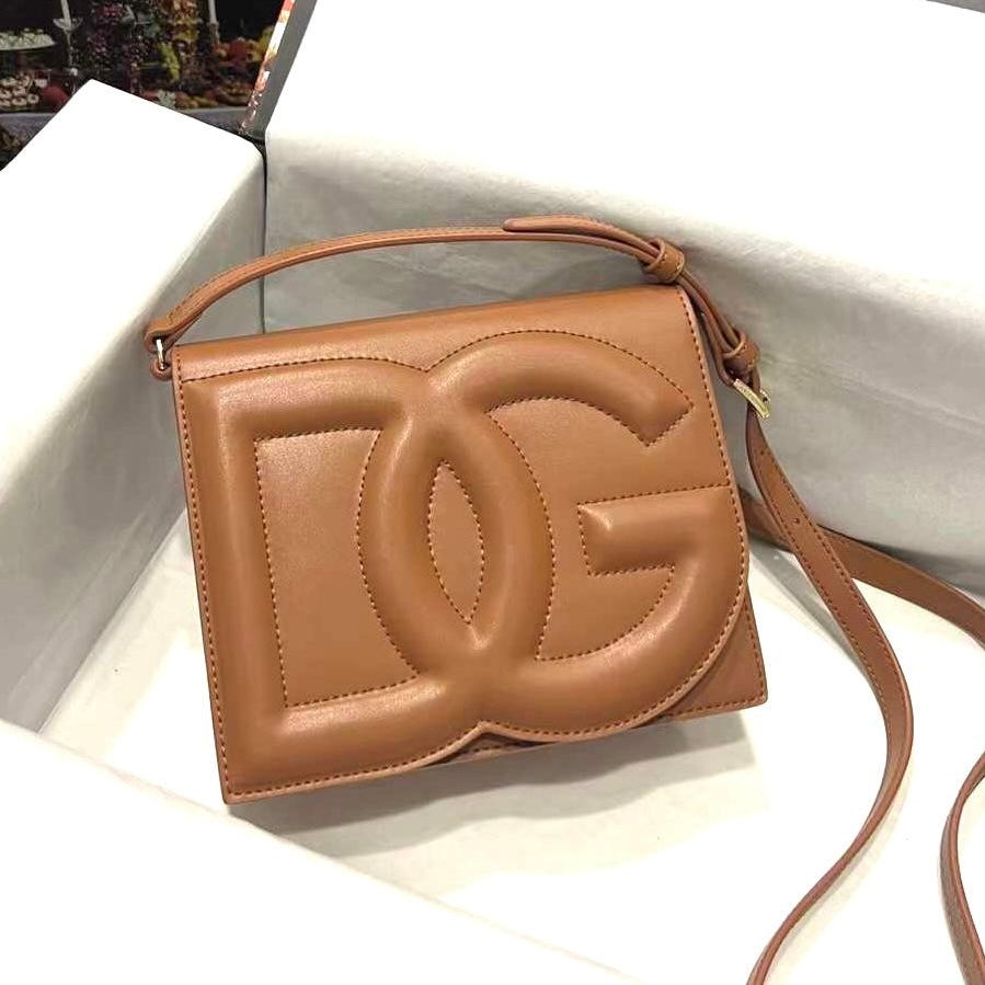 Small Leather Dg Logo Bag