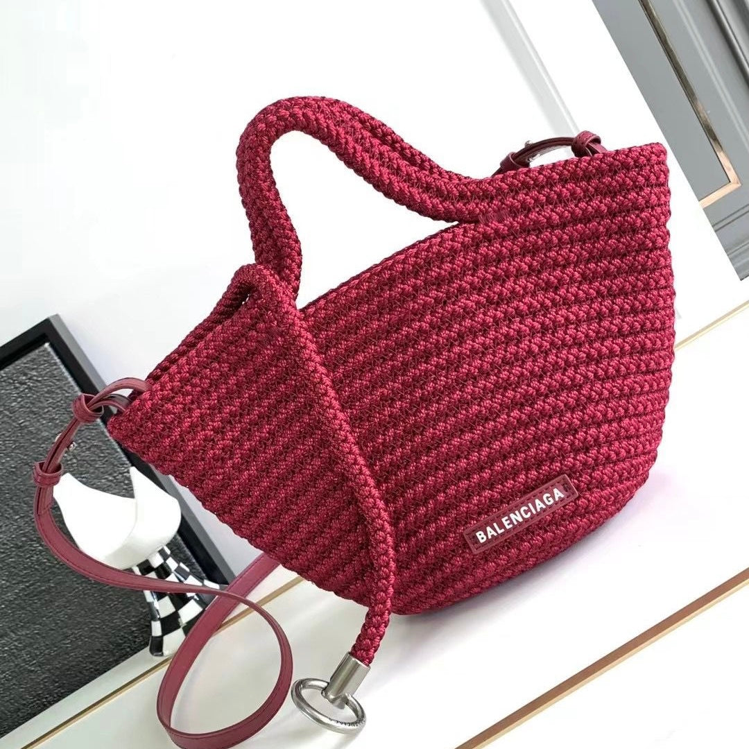 Ibiza Designer Basket Knittin Bag