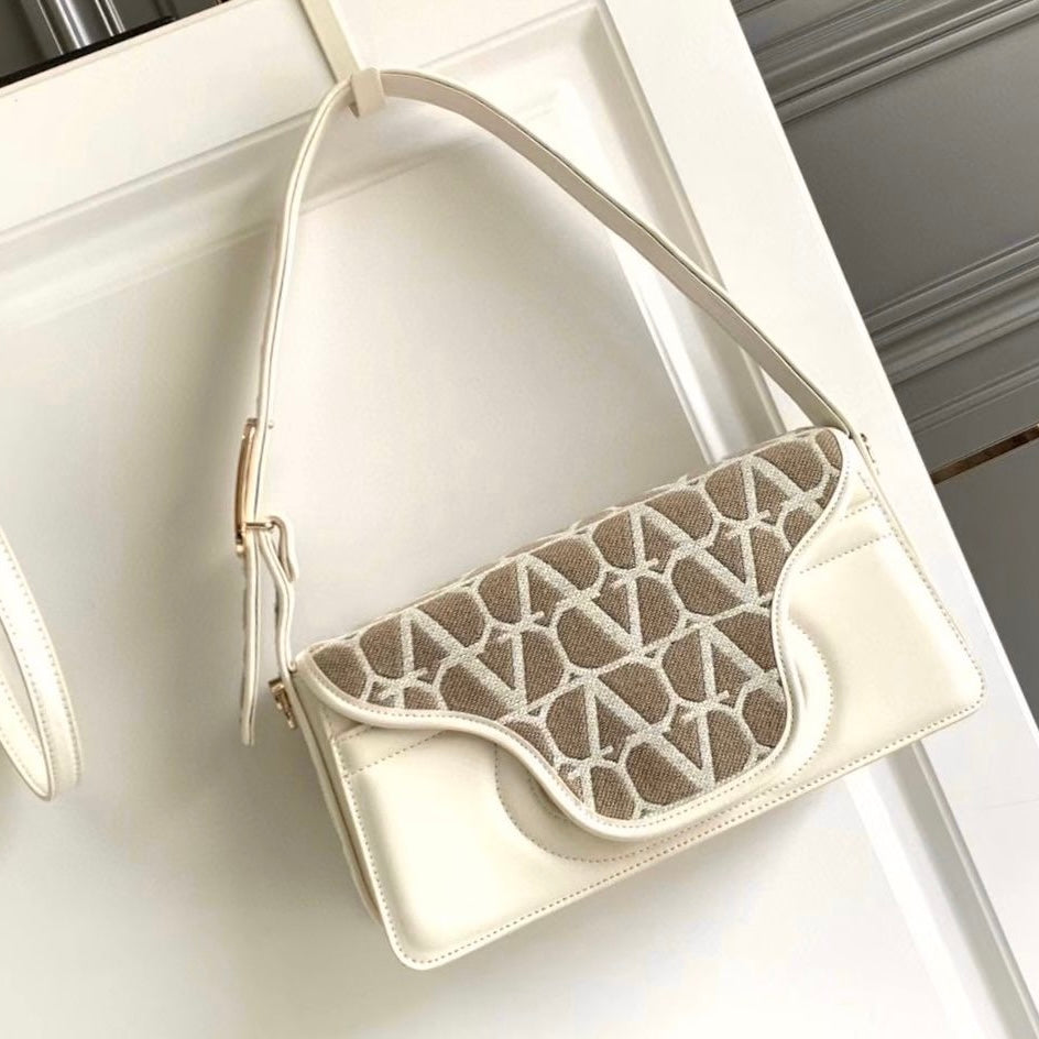 Garavani Small Sculpture Monogram Canvas Bag