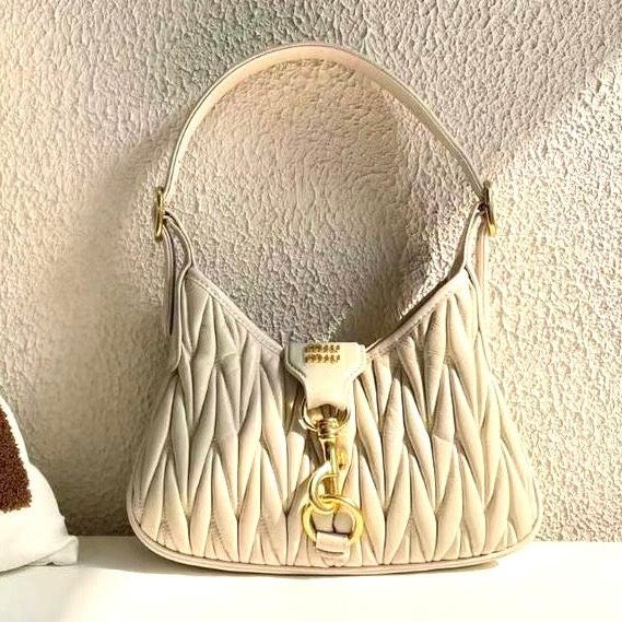 Logo-Lettering Shoulder Bag