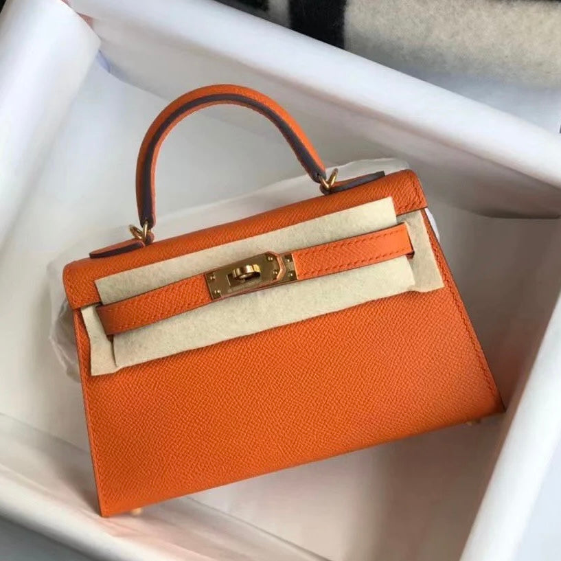 BN Kelly Togo Caviar 21CM Bag