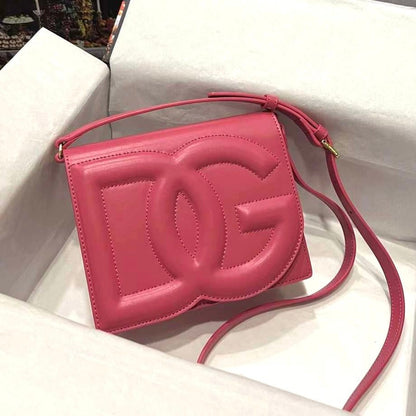 Small Leather Dg Logo Bag