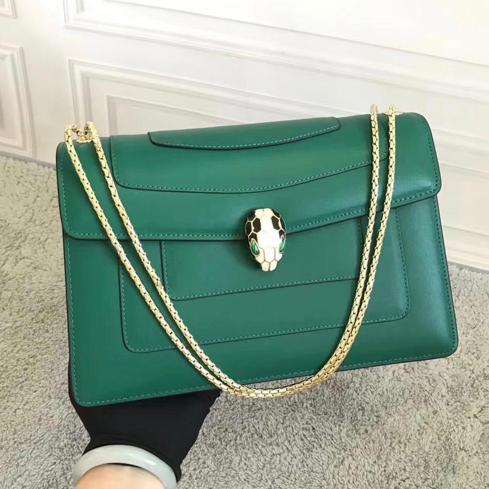 Serpenti Forever East-West Shoulder Soft Bag