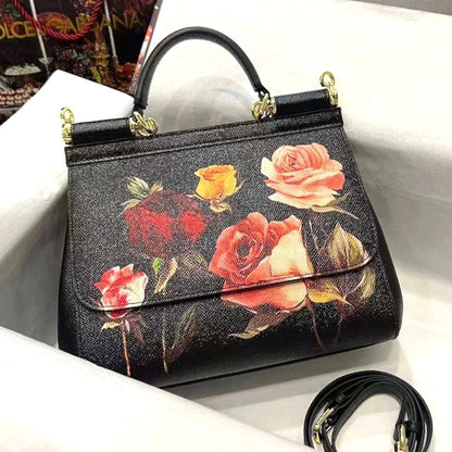 Sicily Floral-printed Shoulder Bag