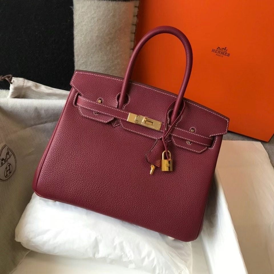 Birkin 25Cm Caviar leather Bag