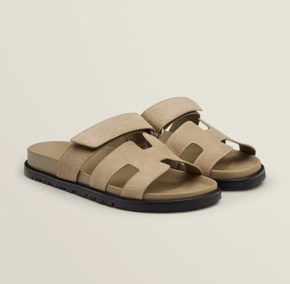 Iconic H-Cut Leather Sandals