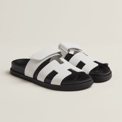 Iconic H-Cut Leather Sandals