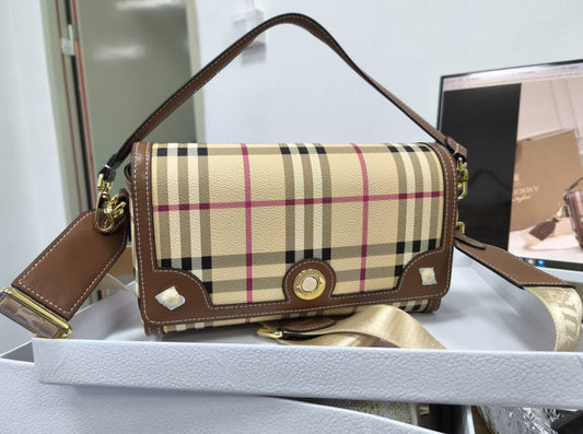 Vintage Check logo-plaque shoulder bag