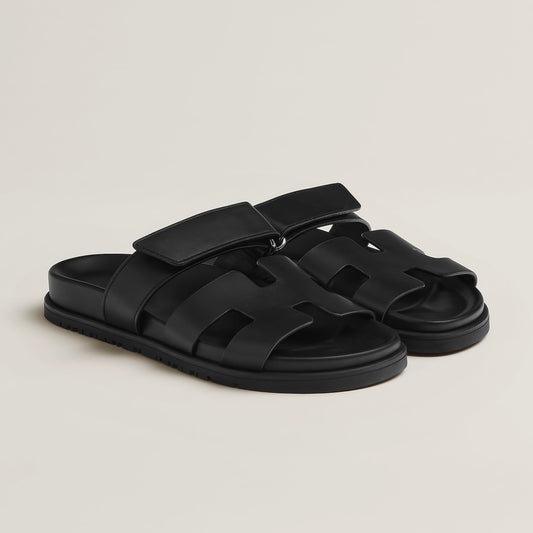 Iconic H-Cut Leather Sandals