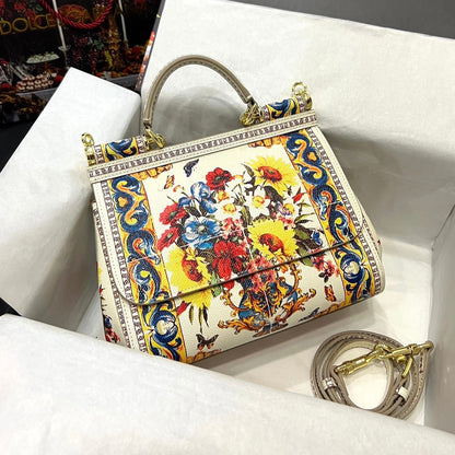 Sicily Floral-printed Shoulder Bag