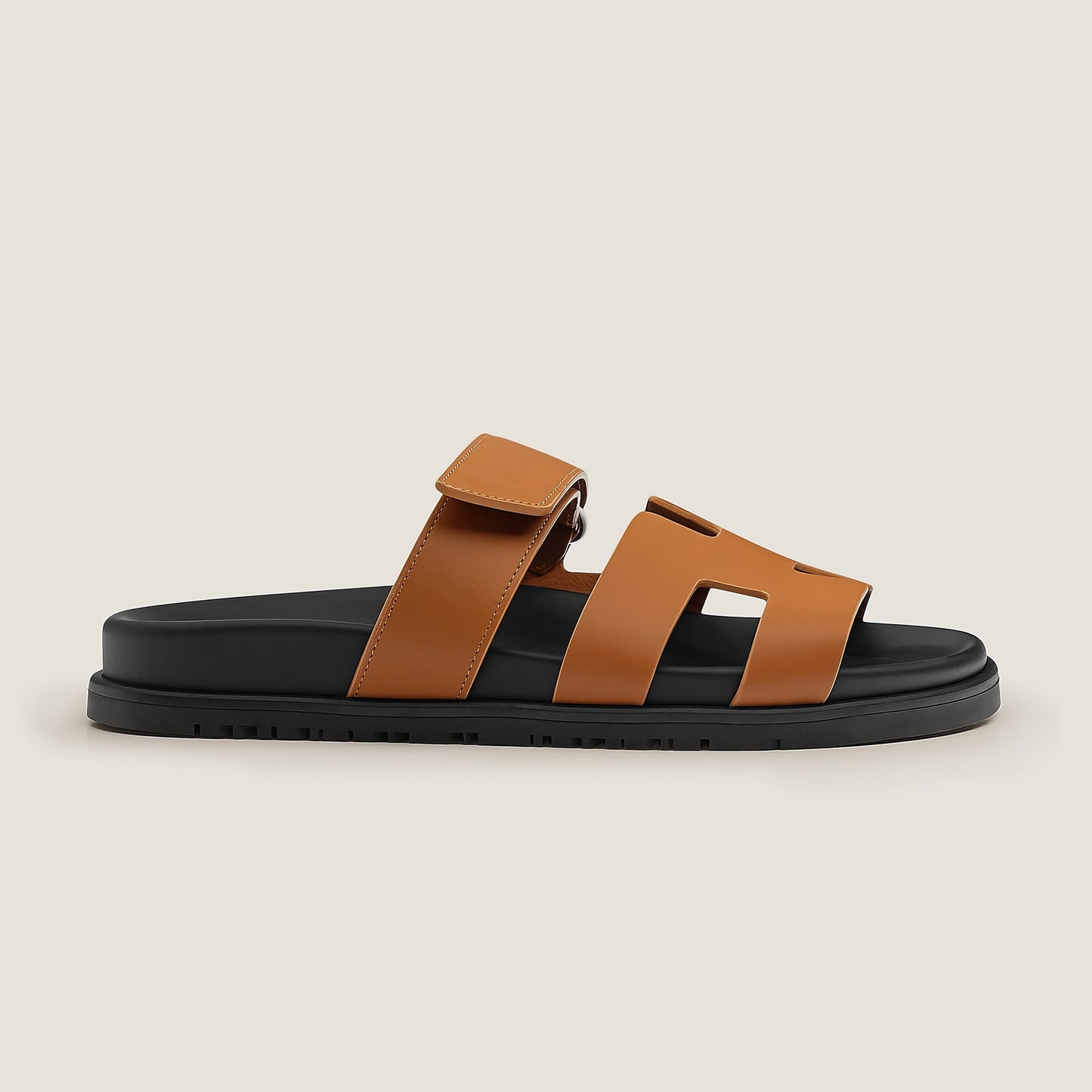 Iconic H-Cut Leather Sandals