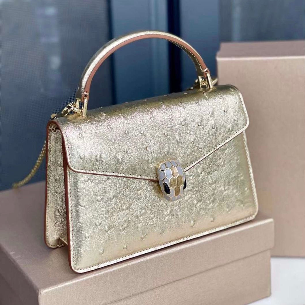 Serpenti Forever Top Handel Calf Skin Bag