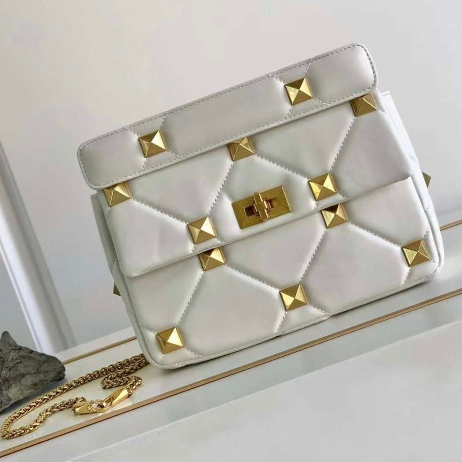 Medium Roman Stud The Shoulder Bag