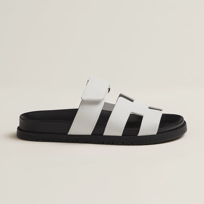 Iconic H-Cut Leather Sandals