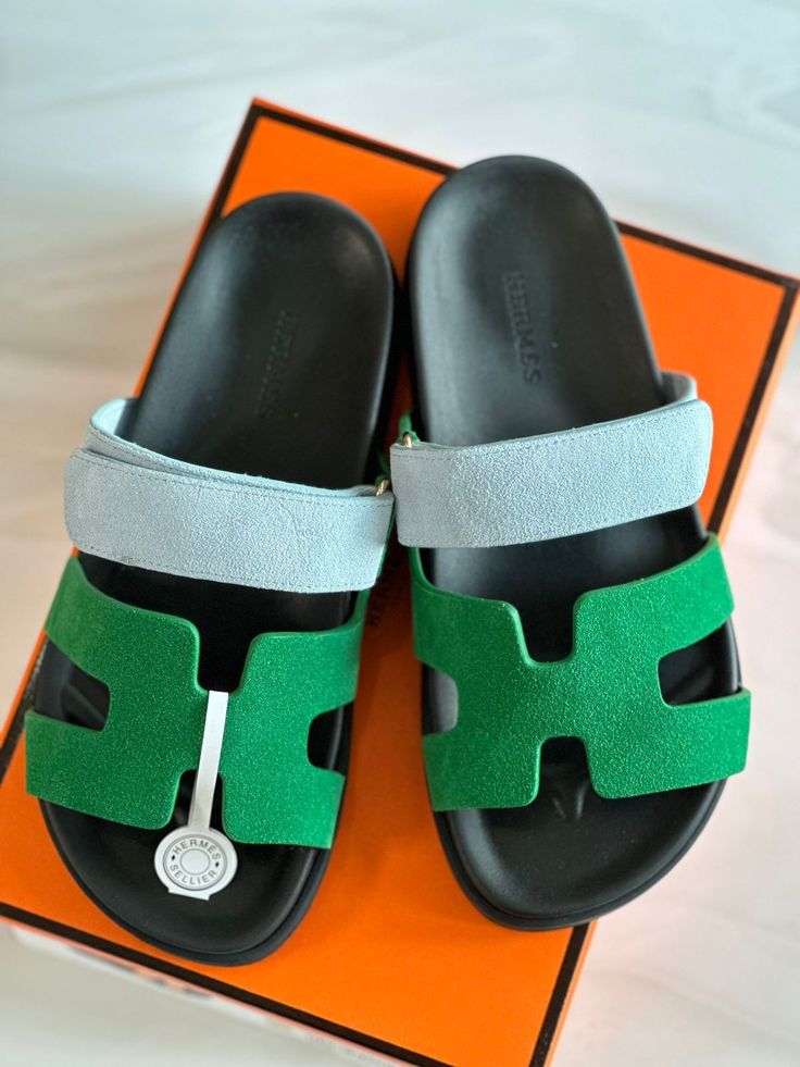 Iconic H-Cut Leather Sandals