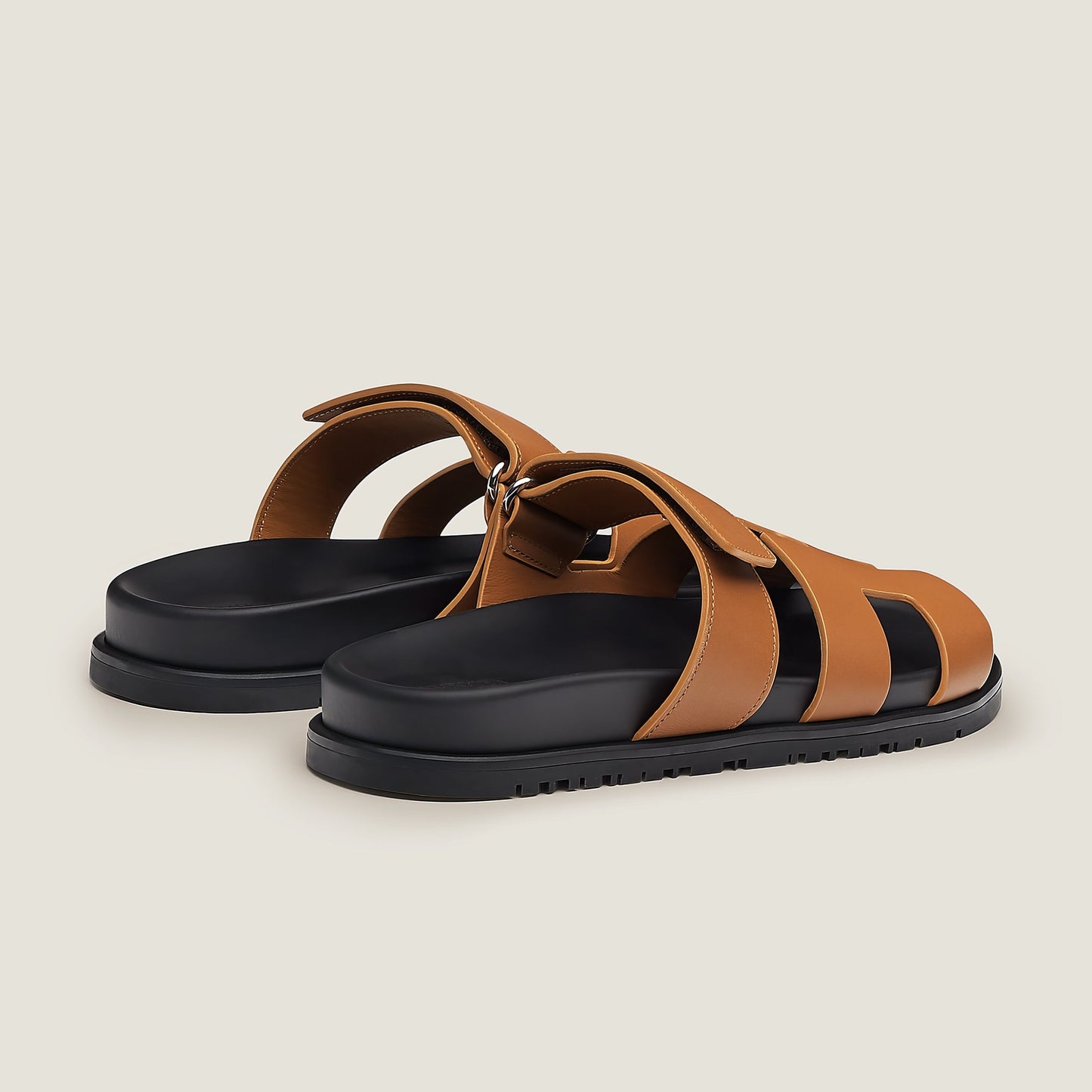 Iconic H-Cut Leather Sandals