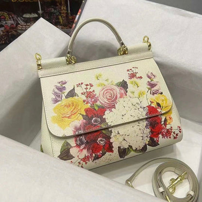 Sicily Floral-printed Shoulder Bag