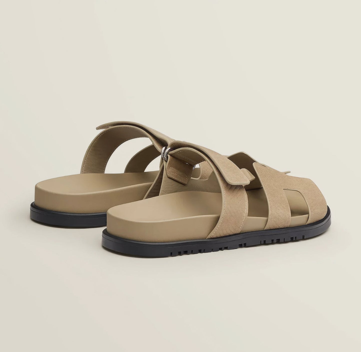 Iconic H-Cut Leather Sandals