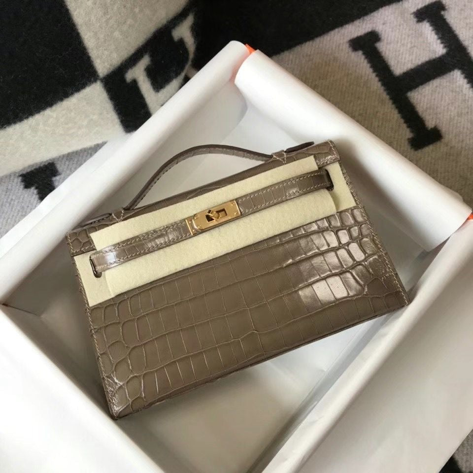 Kelly Crocodile Small 22Cm Bag