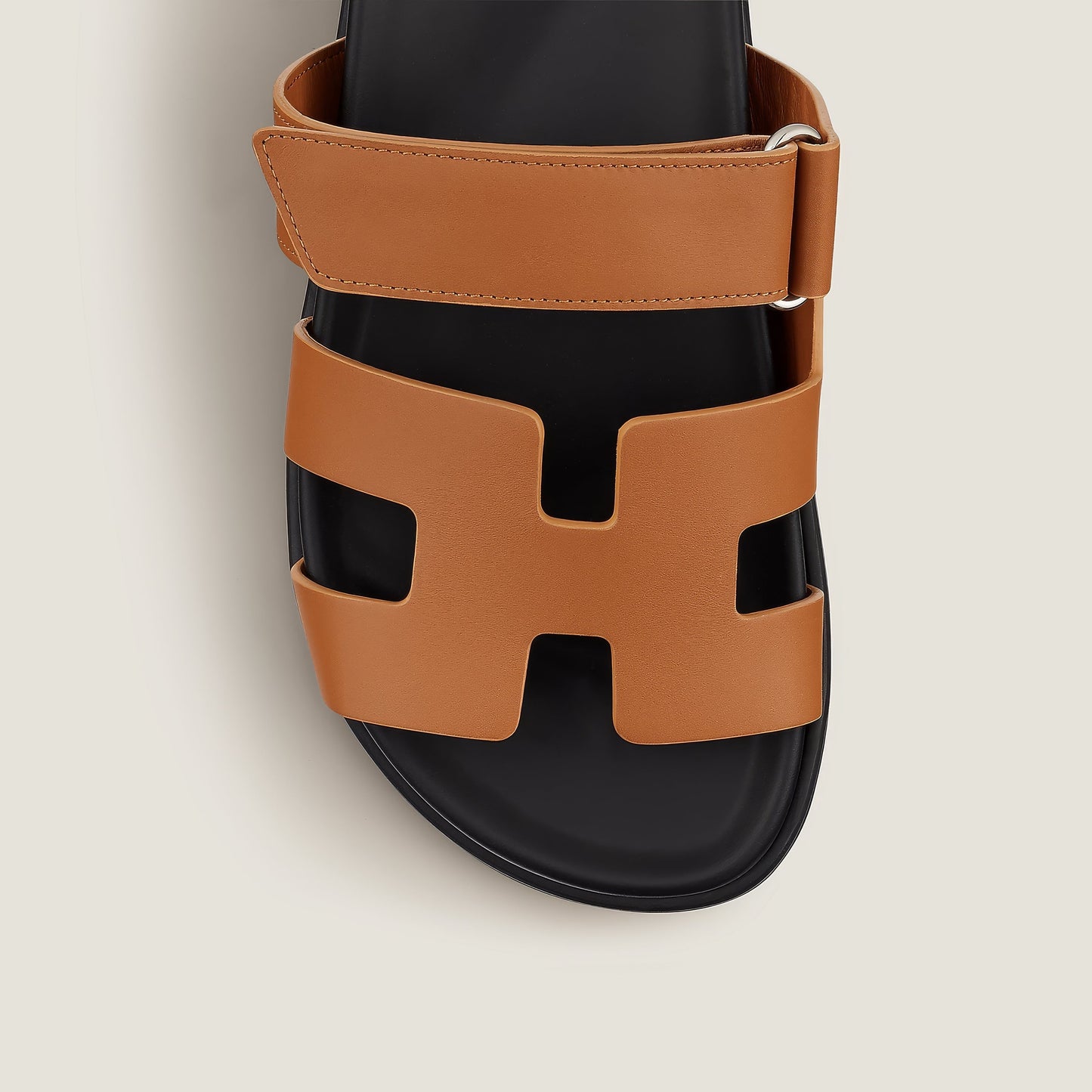 Iconic H-Cut Leather Sandals