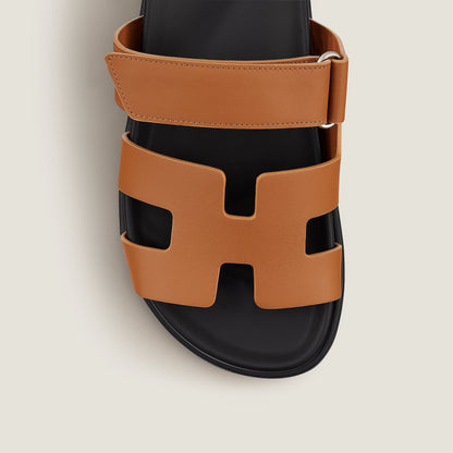 Iconic H-Cut Leather Sandals