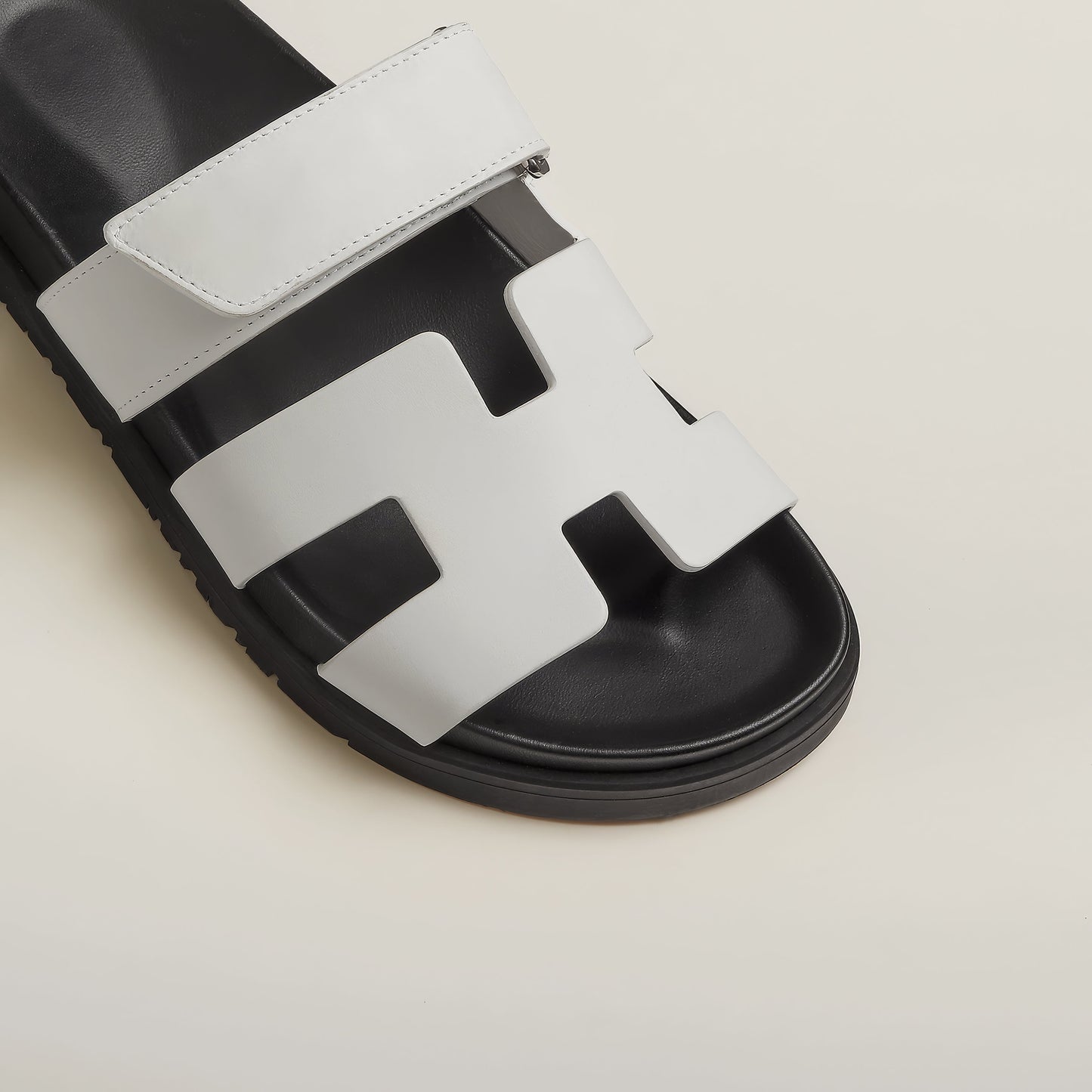 Iconic H-Cut Leather Sandals
