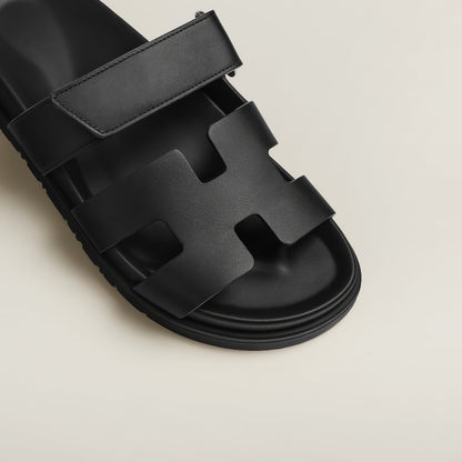 Iconic H-Cut Leather Sandals