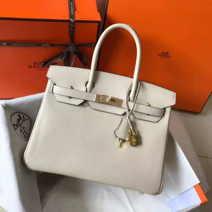 Birkin 25Cm Caviar leather Bag