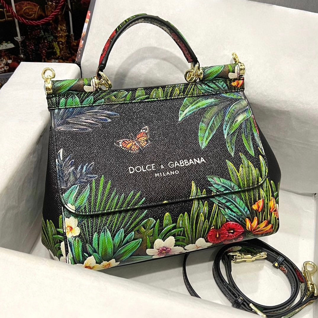 Sicily Floral-printed Shoulder Bag