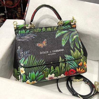 Sicily Floral-printed Shoulder Bag