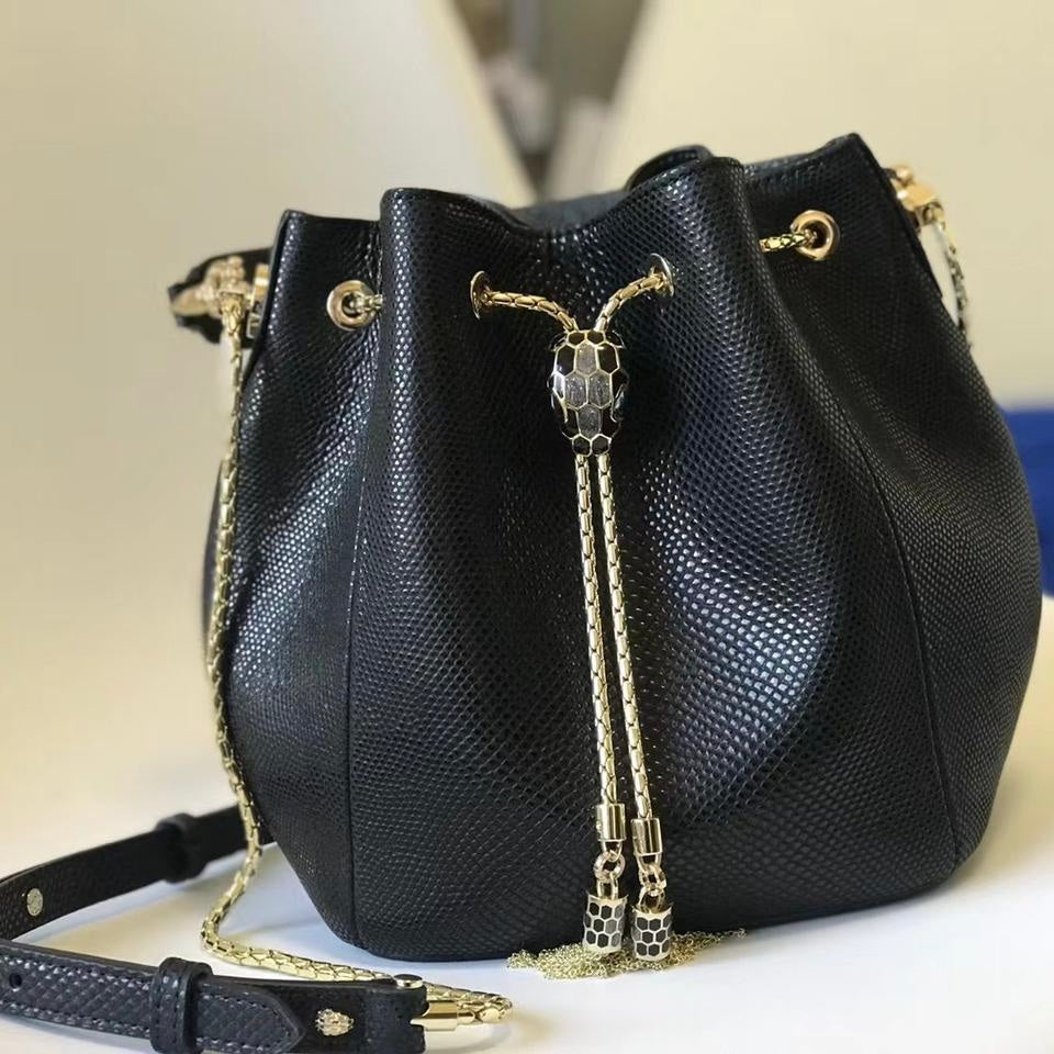 serpenti forever bucket snakeskin Shoulder Bag