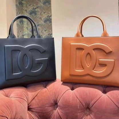 Leather Dg Logo Bag