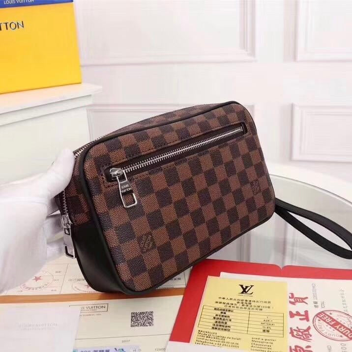 Samir Damier Clutch Bag