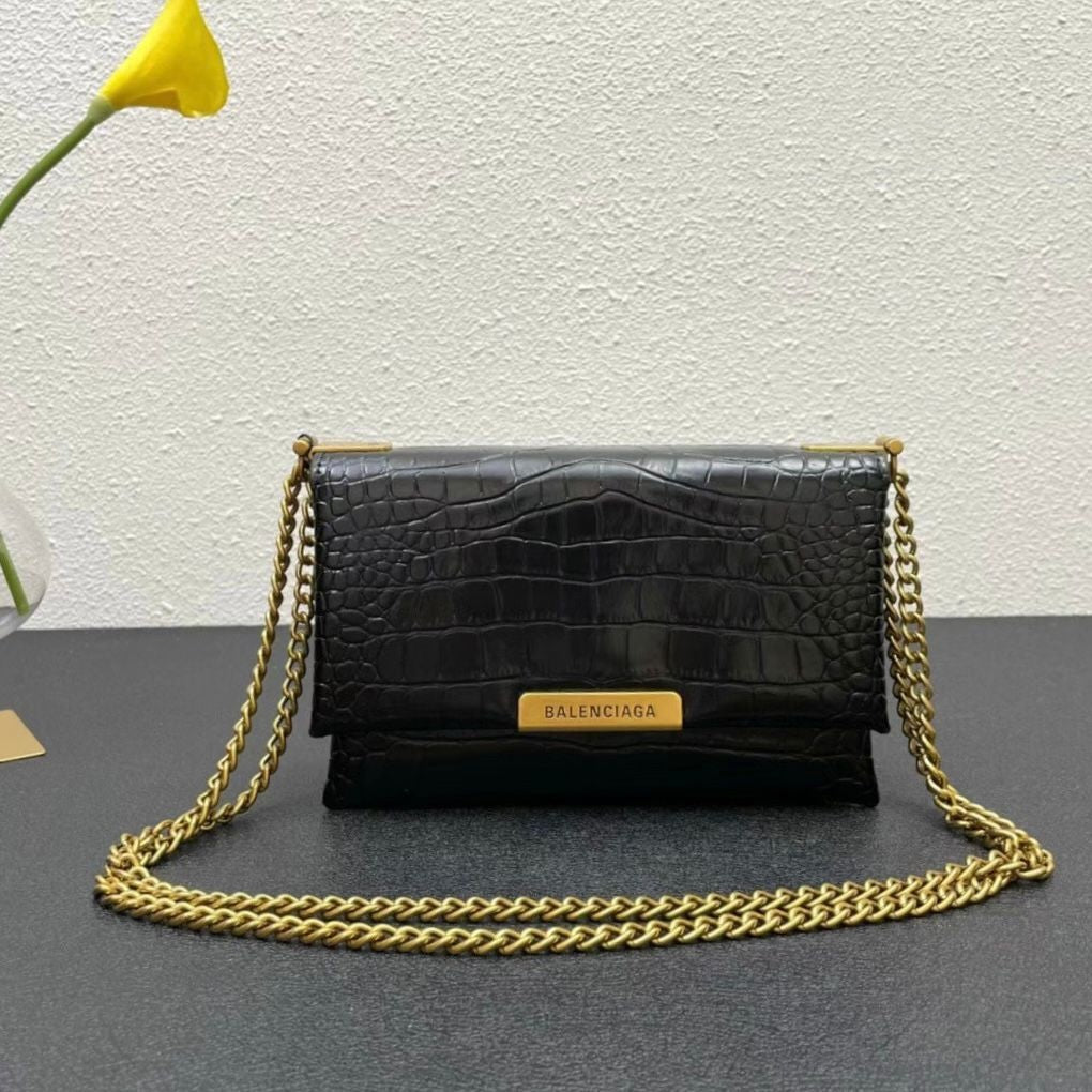 Mini Flap Croc Bag