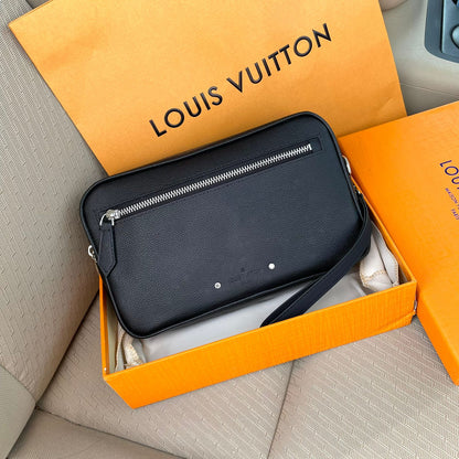 Samir Damier Clutch Bag