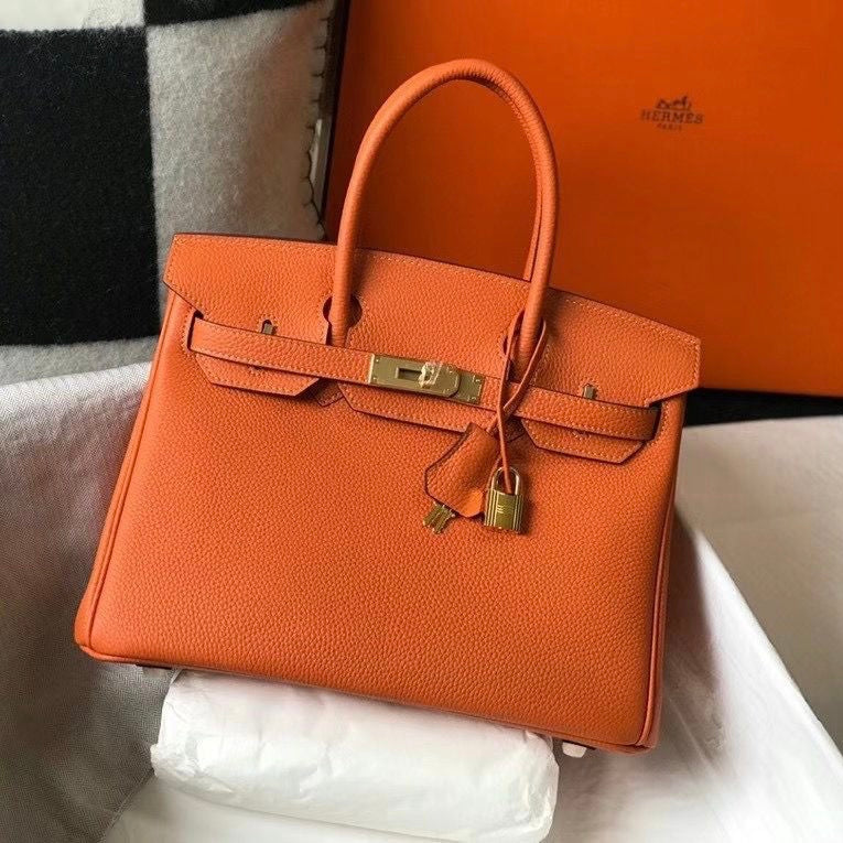Birkin 25Cm Caviar leather Bag