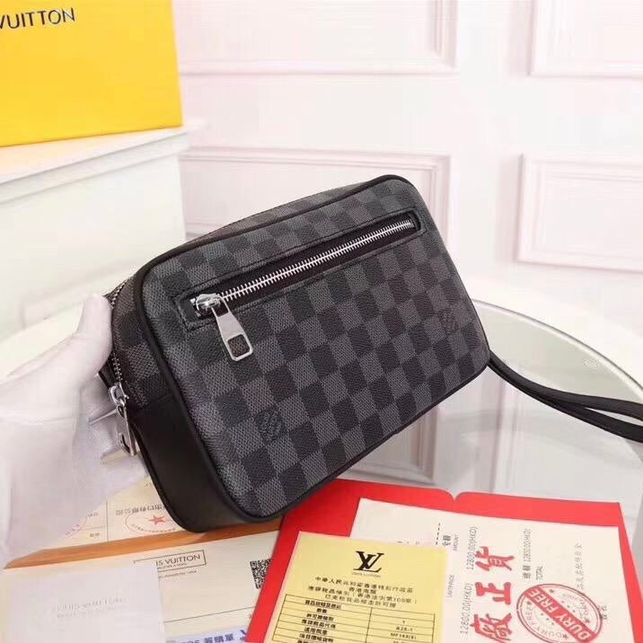 Samir Damier Clutch Bag