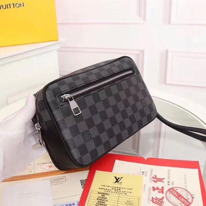 Samir Damier Clutch Bag