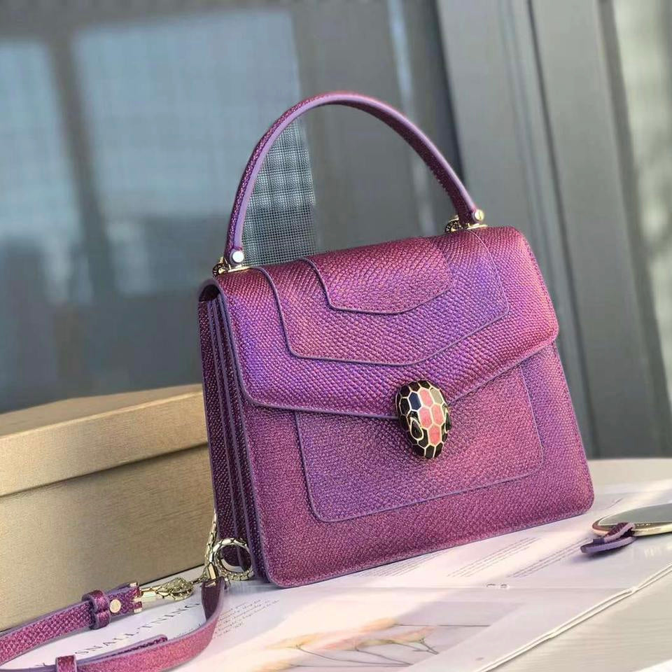 Serpenti Forever Snake Leather Bag