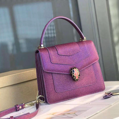 Serpenti Forever Snake Leather Bag