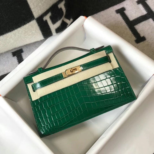Kelly Crocodile Small 22Cm Bag