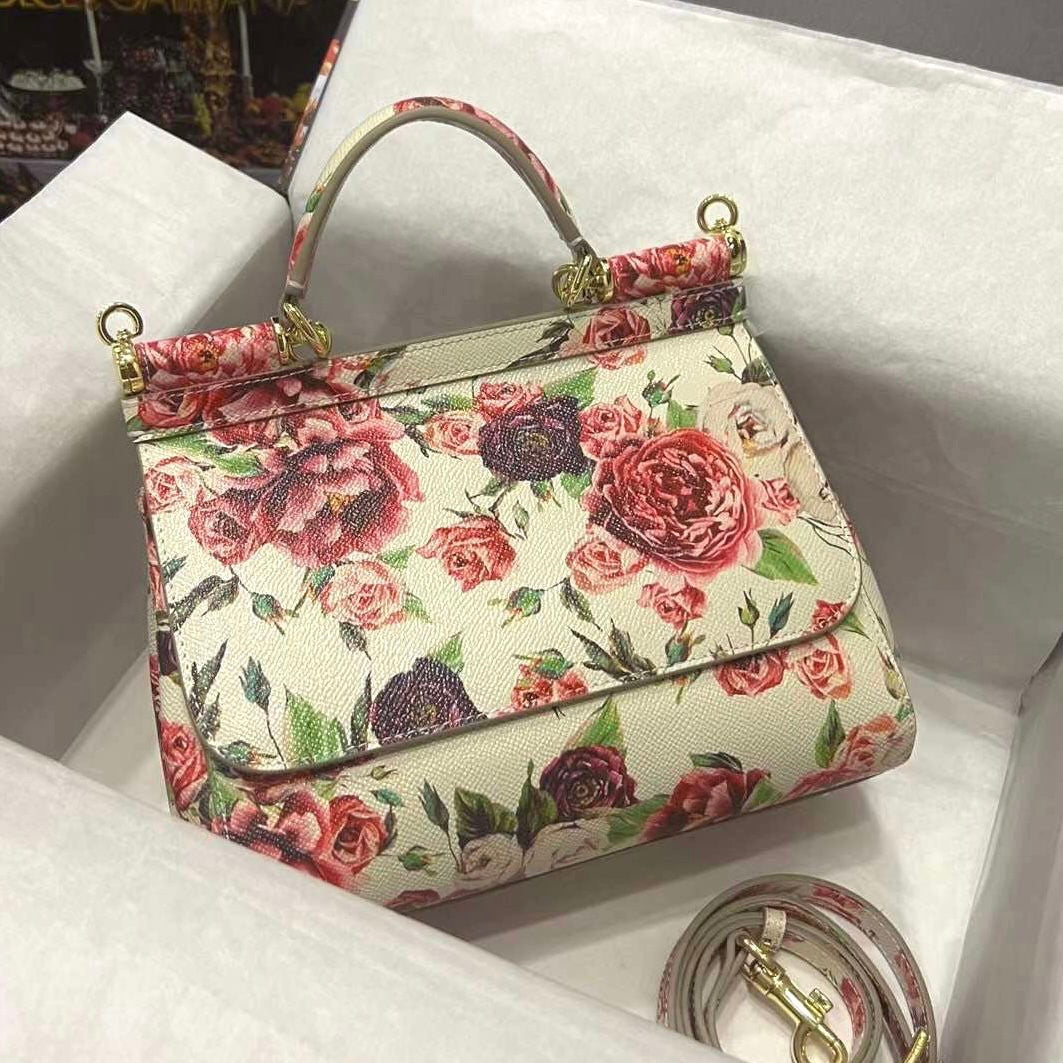 Sicily Floral-printed Shoulder Bag
