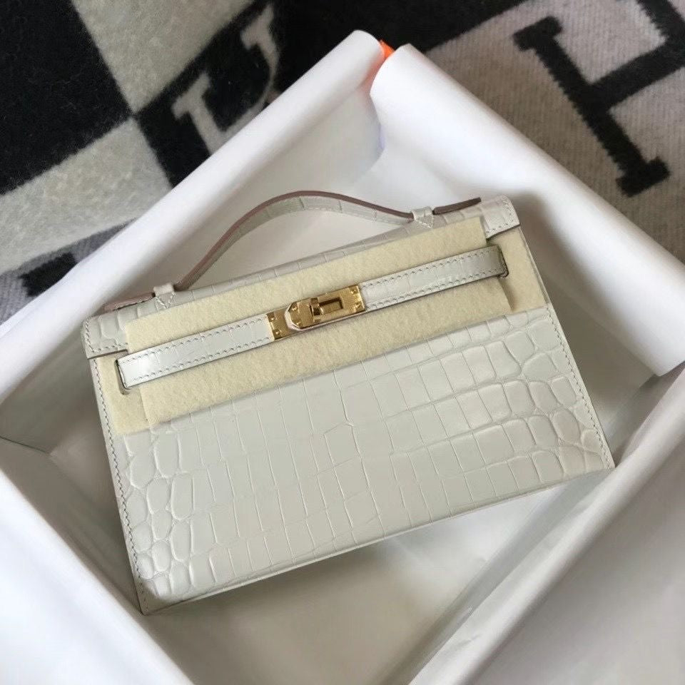 Kelly Crocodile Small 22Cm Bag