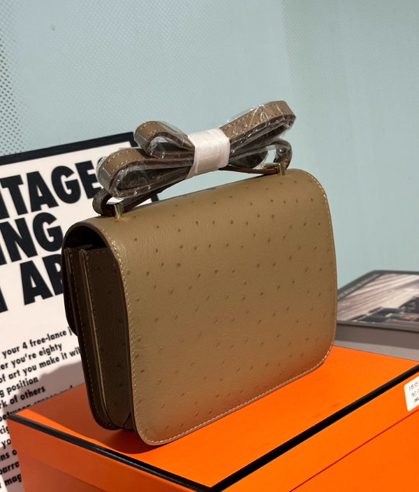 Constance Ostrich Bag