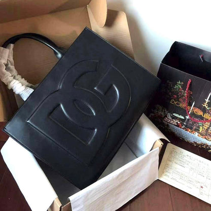 Leather Dg Logo Bag