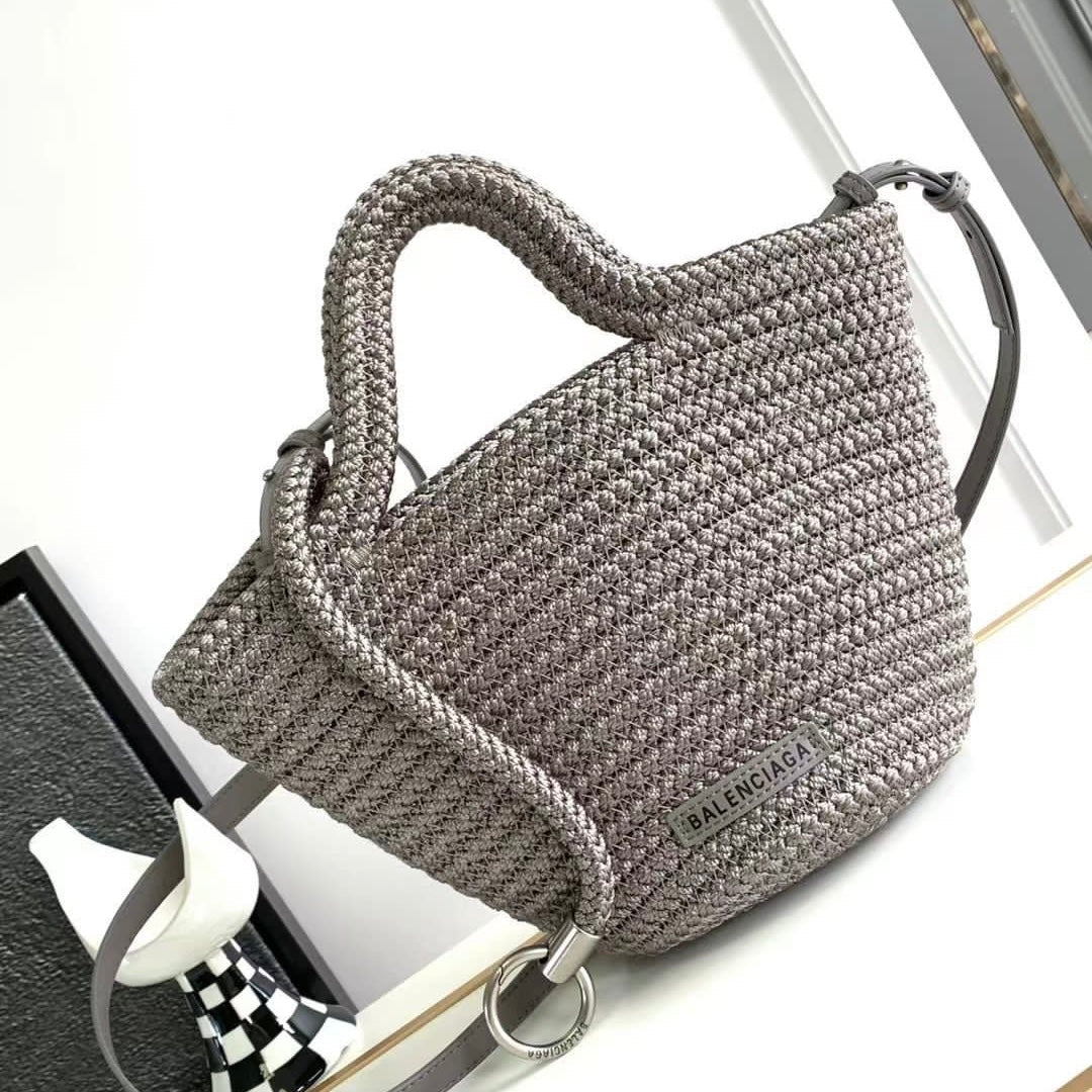 Ibiza Designer Basket Knittin Bag