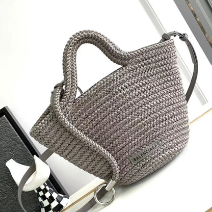 Ibiza Designer Basket Knittin Bag