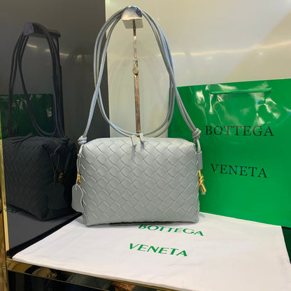 Mini Loop Crossbody in Intrecciato Leather Bag