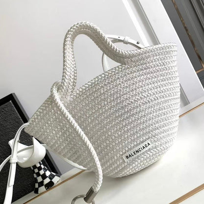 Ibiza Designer Basket Knittin Bag